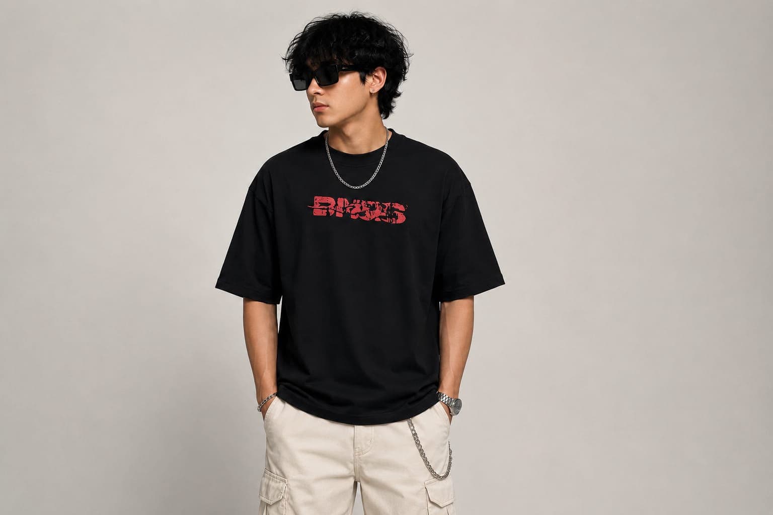Black Oversized T-shirt